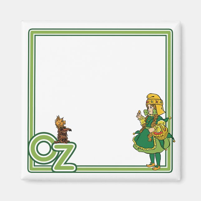 Imán Asistente de cosecha de Oz; Dorothy y Toto (Frente)