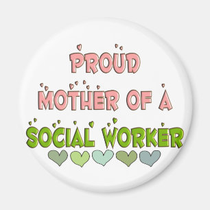 Imán ASISTENTE SOCIAL orgulloso de la madre