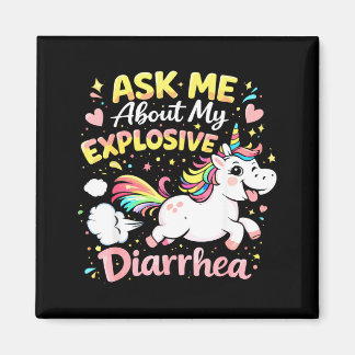 Imán Ask about explosive diarrhea funny poop meme