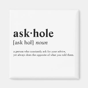 Imán Askhole - significado del diccionario