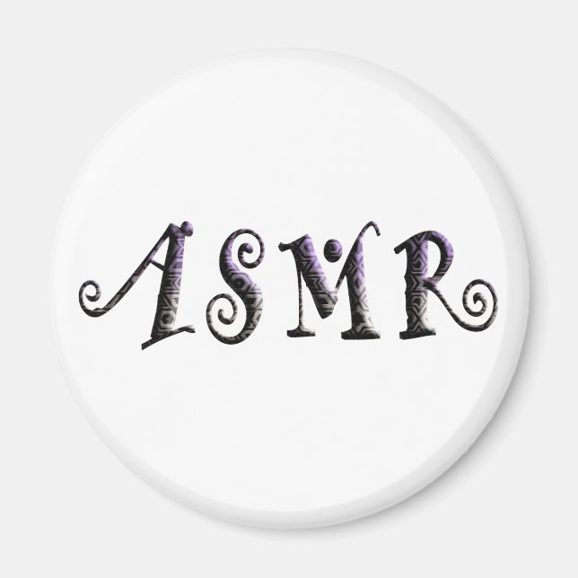 Imán ASMR 3D Texto (Frente)