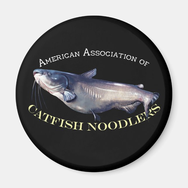 Imán Asociación Americana de Fideos de Pescado (Frente)