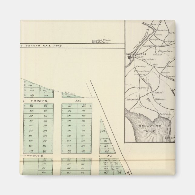 Imán Asociación de Tierras de Brighton, contigua al Lag (Frente)