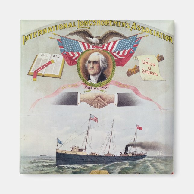 Imán Asociación Internacional de Longshoremen (Frente)