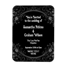 Imán asombrosas plantillas de boda