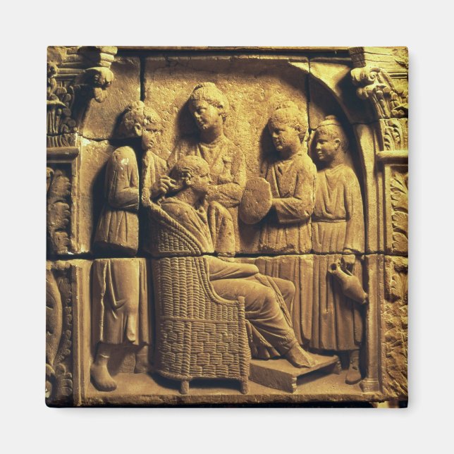 Imán Aspecto de un peluquero, romano (Frente)