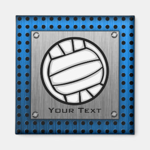 Imán Aspecto Metalizado cepillado Voleibol