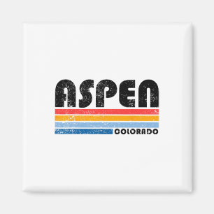 Imán Aspen Colorado Co Mountain Skip Vintage Aspen Sk