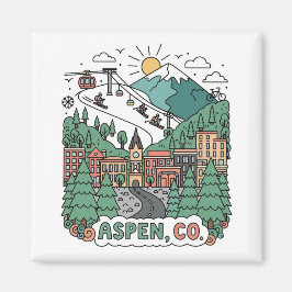 Imán Aspen Colorado Travel
