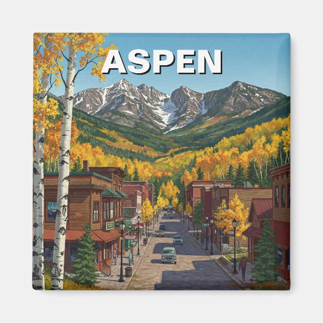 Imán Aspen Colorado Travel (Frente)