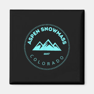 Imán Aspen Snowm Colorado Mountain Town - Elevated Co S