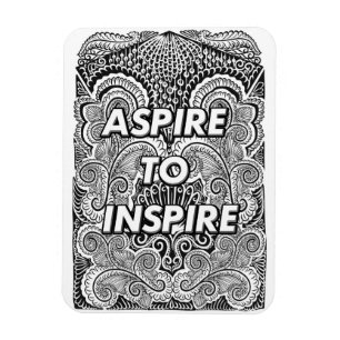 Imán ASPIRE A INSPIRE - Cita de declaración positiva