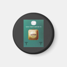 Imán Aspirina Tin de principios del siglo XX