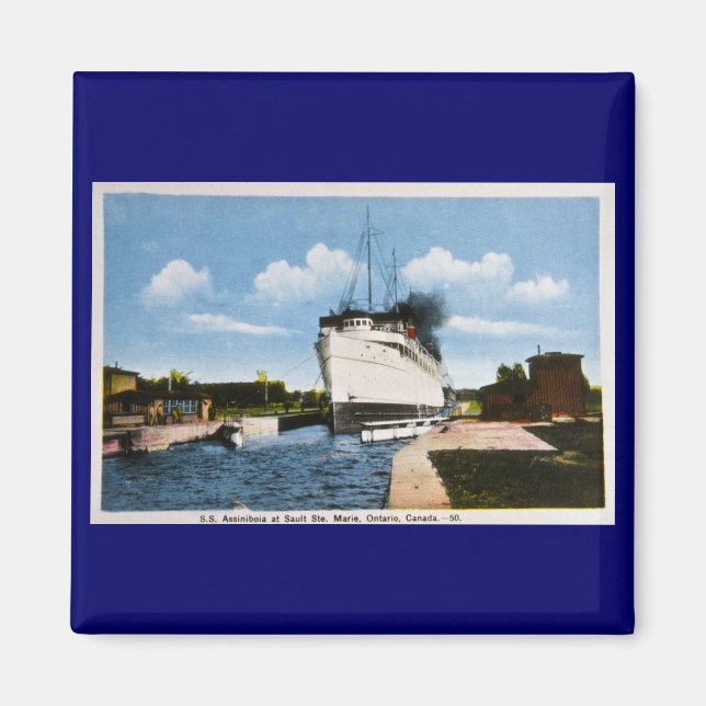 Imán Assiniboia en Sault Ste. Marie, Ontario, CA (Frente)