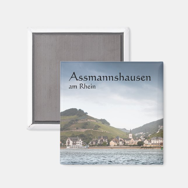 Imán Assmannshausen am Rhein (Anverso/Reverso)