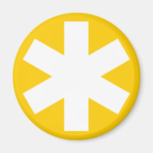 Imán Asterisk - Amber