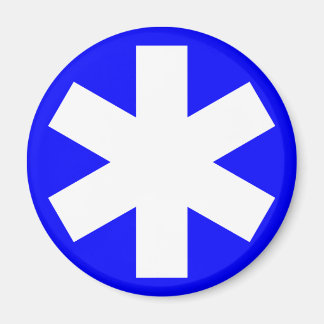 Imán Asterisk - Azul