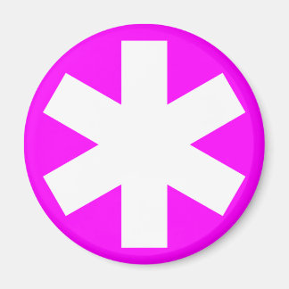 Imán Asterisk - Magenta