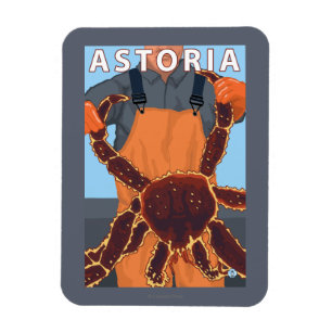 Imán Astoria, cangrejo de OregonKing