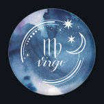 Imán Astrología acuarela - Virgo<br><div class="desc">Virgo acuarela de Grace Popp</div>