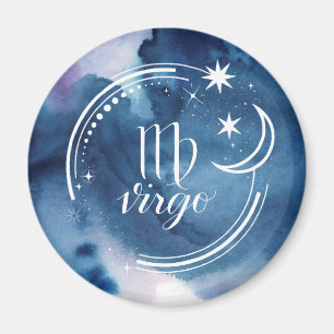 Imán Astrología acuarela - Virgo