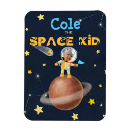 Imán 👨 ‍ astronauta adorable tema espacial Personaliza