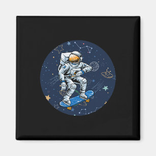 Imán Astronauta Astronomía Espacio Exterior Patinar Pat