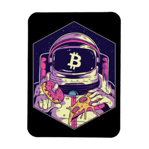 Imán Astronauta BITCOIN-Crypto