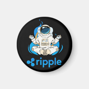 Imán Astronauta De Criptocurrency-Crypto XRP Rípica
