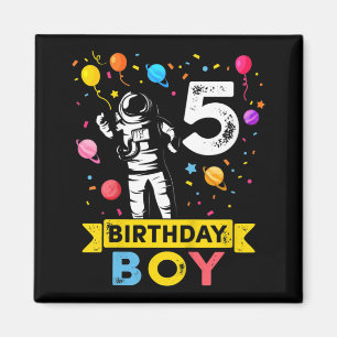 Imán Astronauta de niño de 5 años de edad