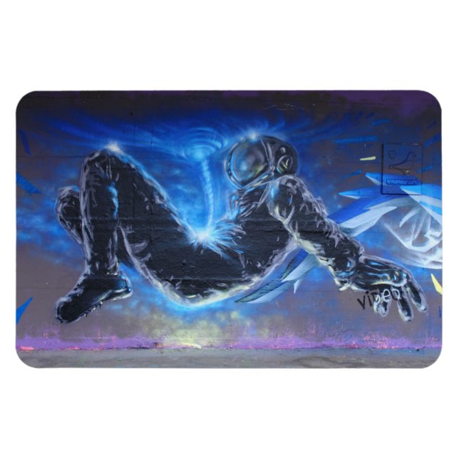 Imán Astronauta del graffiti (Horizontal)