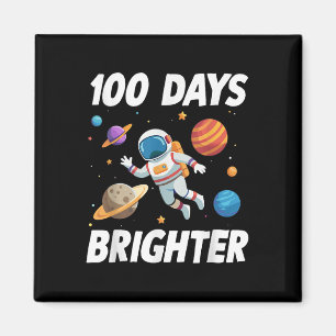 Imán Astronauta espacial 100 días más brillante