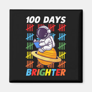 Imán Astronauta espacial 100 días más brillante
