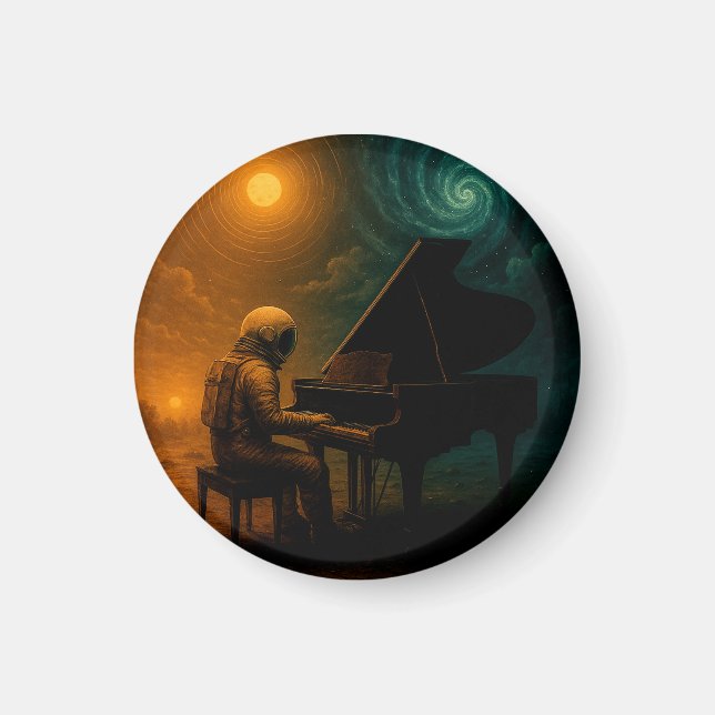 Imán Astronauta juega al piano en realidad dividida - s (Frente)