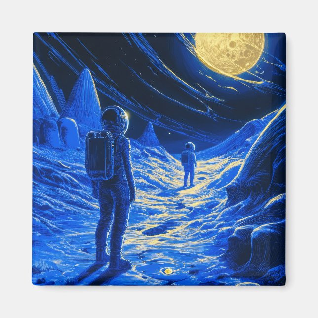 Imán Astronauta mujer (Frente)