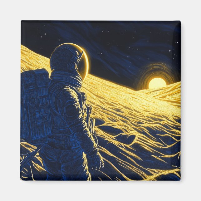 Imán Astronauta mujer (Frente)