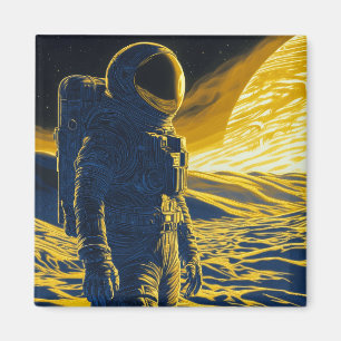 Imán Astronauta mujer