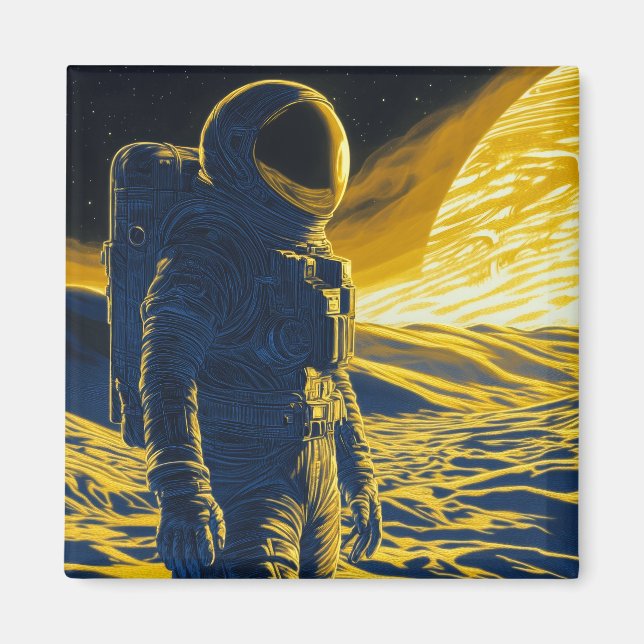 Imán Astronauta mujer (Frente)