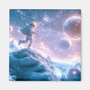 Imán Astronauta saltando