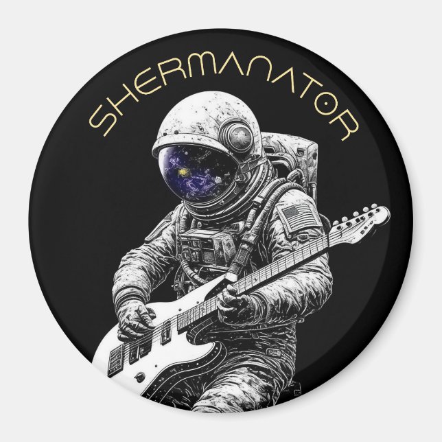 Imán Astronauta SHERMANATOR (Frente)