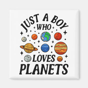Imán Astronauta Solo Un Niño Que Ama Los Planetas Siste