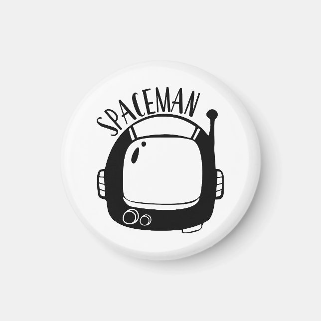 Imán Astronauta Vintage (Frente)