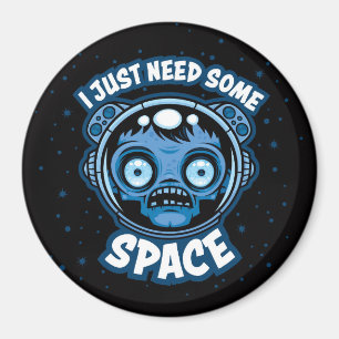 Imán Astronauta zombiano necesita algo de espacio