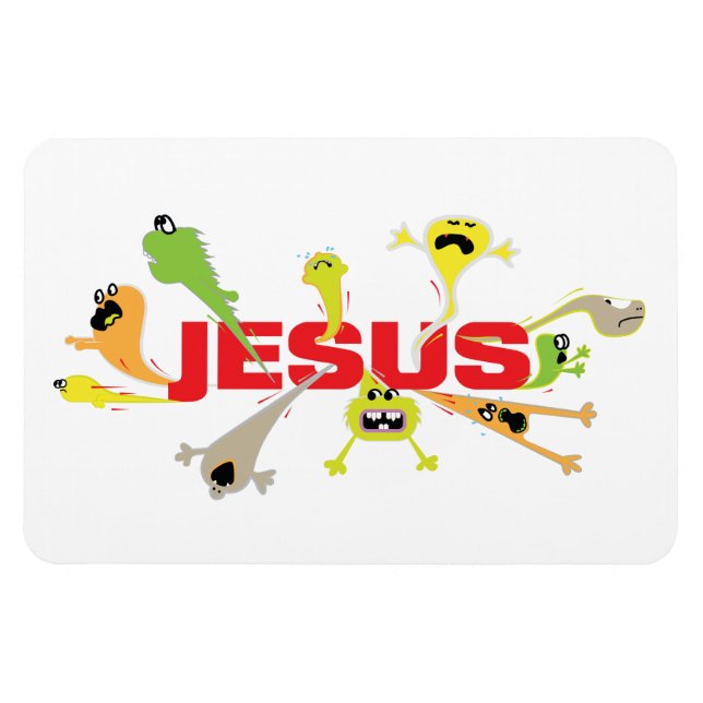 Imán Asustado Jesús (Horizontal)