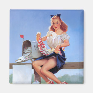 Imán At the Mailbox Pin Up