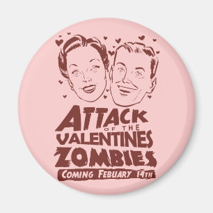 Imán Ataque a los zombis de San Valentín