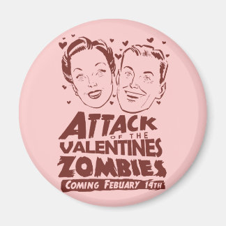 Imán Ataque a los zombis de San Valentín
