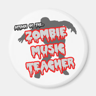 Imán Ataque del profesor de música zombi
