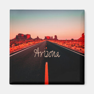 Imán Atardecer de Arizona Desierto Rocas Rojas