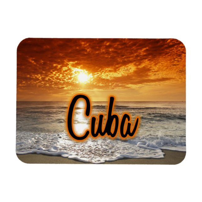 Imán Atardecer de Cuba (Horizontal)
